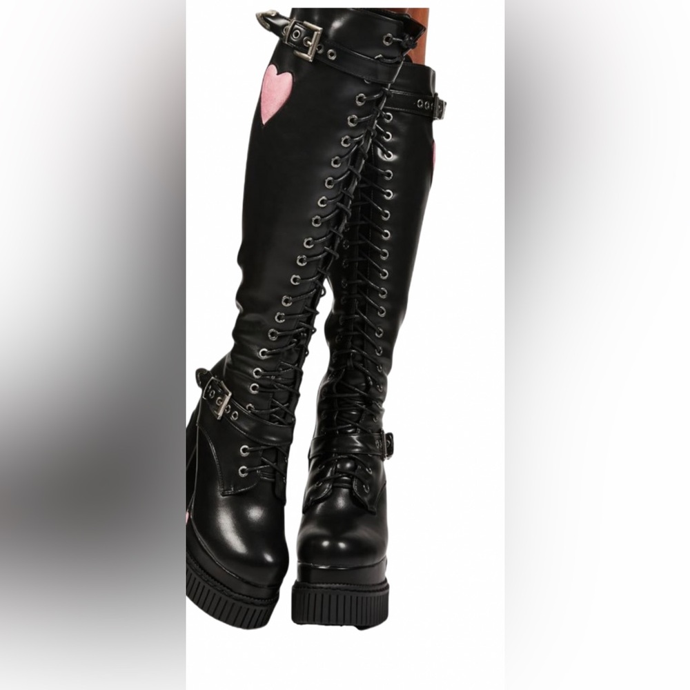 Dolls Kill Misty knee-high Platform Boots